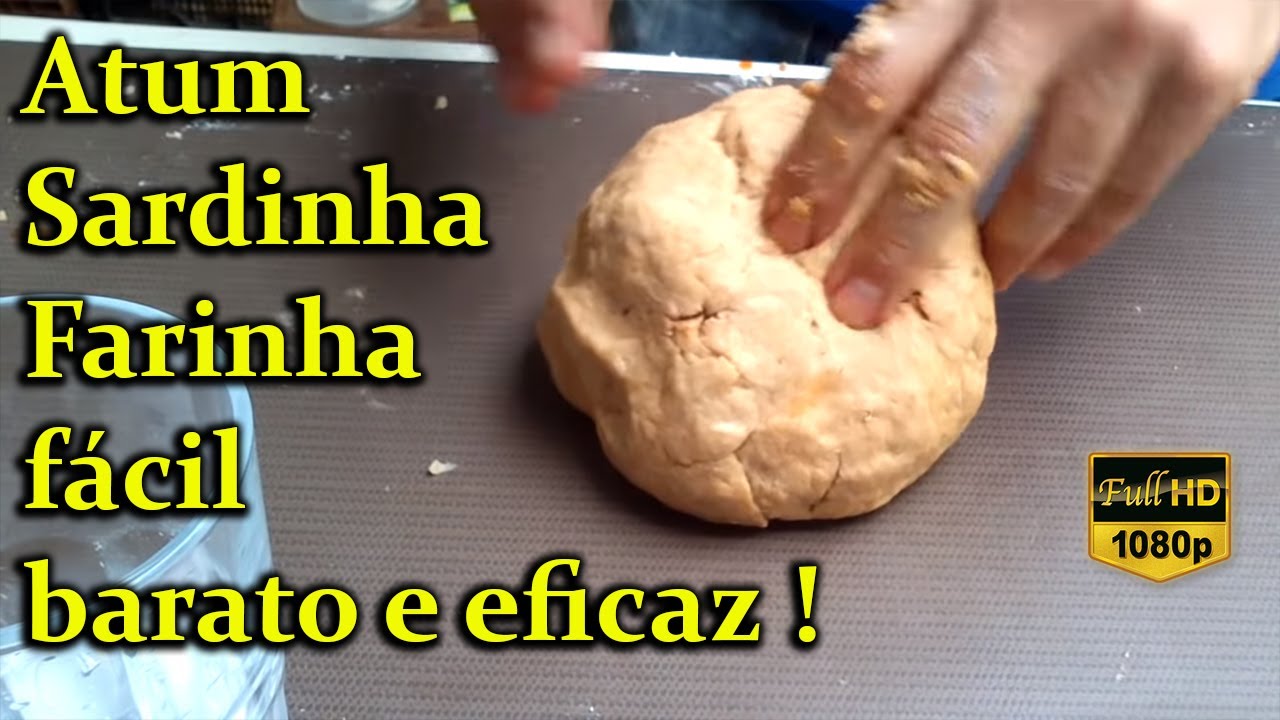 Massa de atum e sardinha | Tuna and sardine fishing dough
