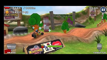 Running Game | Mini Racing -Dune Runner Car(Bumpy Backyard Track) IOS Android Gameplay