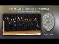 Virginia Beach Police Department Promotion Retirement Ceremonny July 20, 2018.