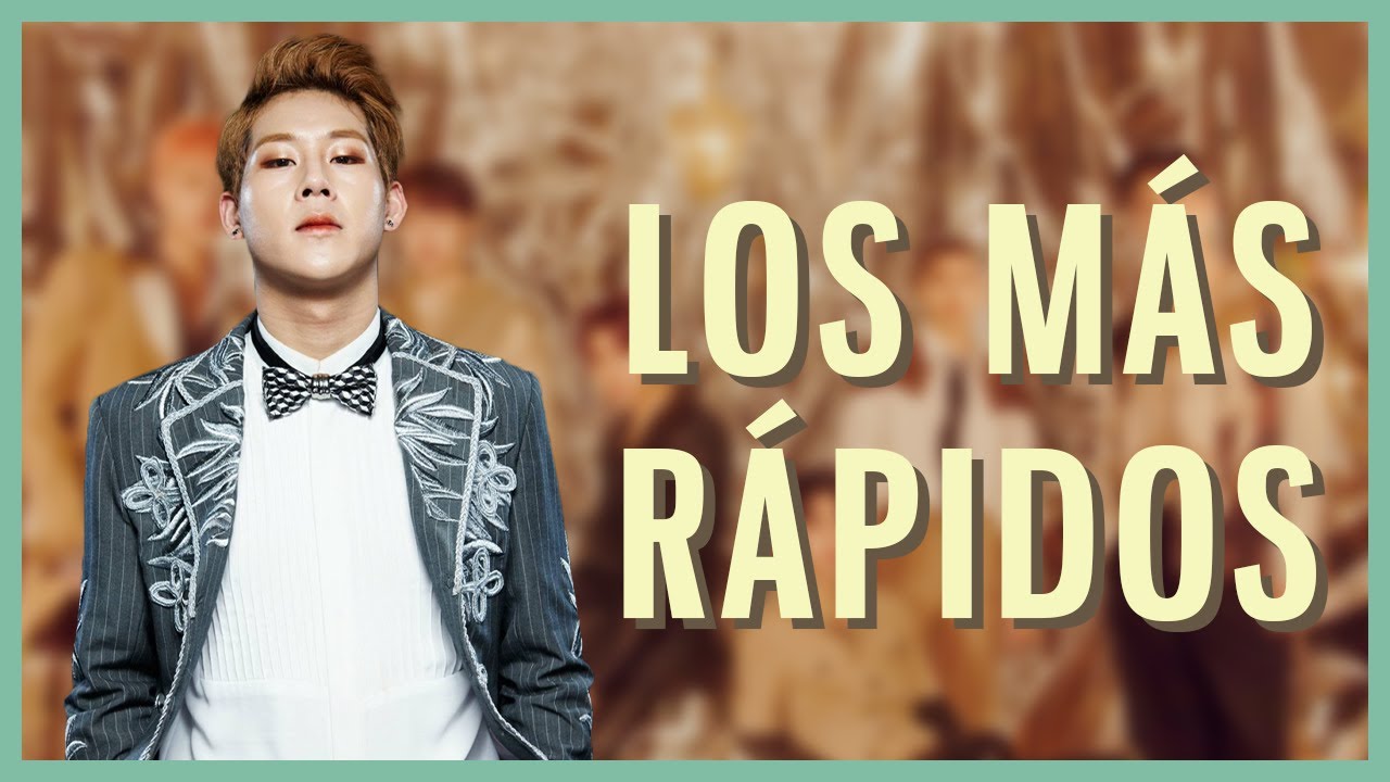TOP 40 Raperos más rápidos de Corea [Febrero 2021] - YouTube