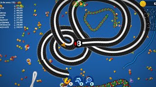 Worms Zone .io - Hungry Snake || Highest Score 8,00,000 Score + || Gameplay || World Record screenshot 5