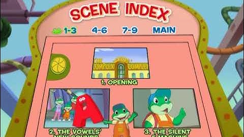 LeapFrog: Talking Words Factory 2: Code Word Caper (2004) DVD Chapter Transition Menu