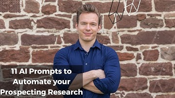 11 AI Prompts to Automate your Prospecting Research
