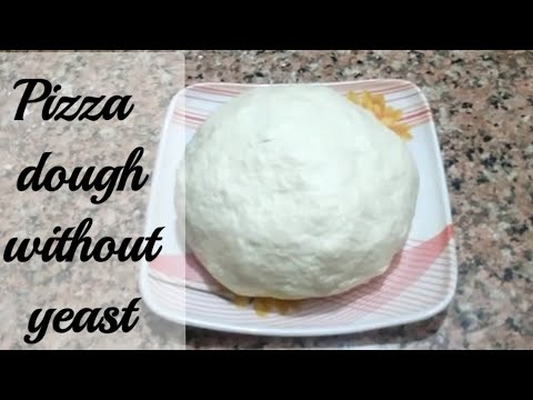 How to make pizza dough without yeast/ pizza dough without egg and yeast.