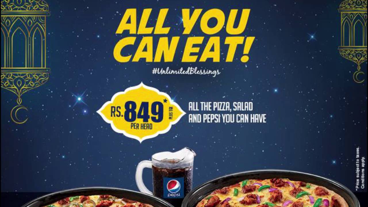 Pizza Hut Pakistan Restaurant Ramadan Deal Buffet YouTube
