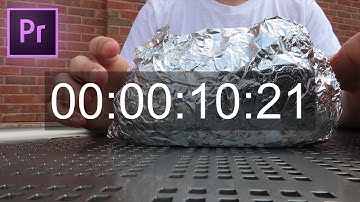 Adobe Premiere Pro CC Tutorial: How to add a Timecode Stamp or Timer to your footage