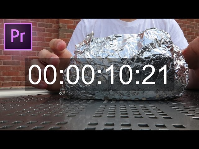 Adobe Premiere Pro CC Tutorial: How to add a Timecode Stamp or Timer to your footage