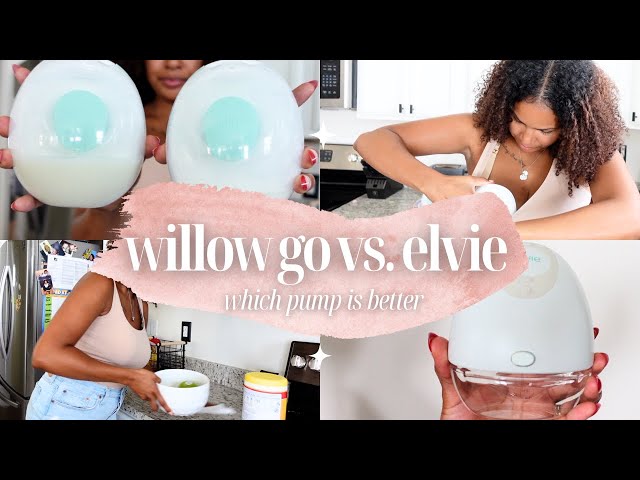 WILLOW GO VS. ELVIE - Which Wearable Breast Pump is Better 