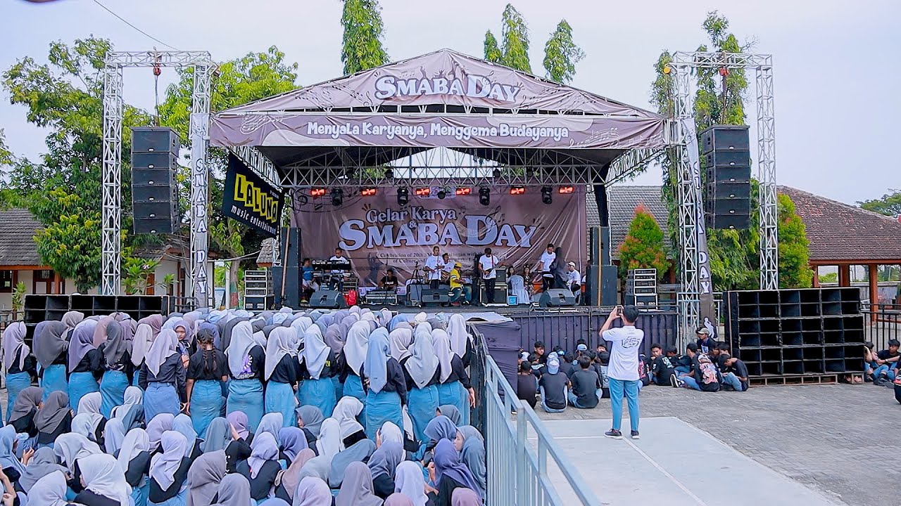 LALUNA MUSIC - CEK SOUND - GELAR KARYA & SMABA DAY - SMA NEGERI 1 BATANGAN