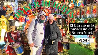 El BARRIO más NAVIDEÑO de NUEVA YORK - DYKER HEIGHTS - VLOG 4 | Noe and Carl