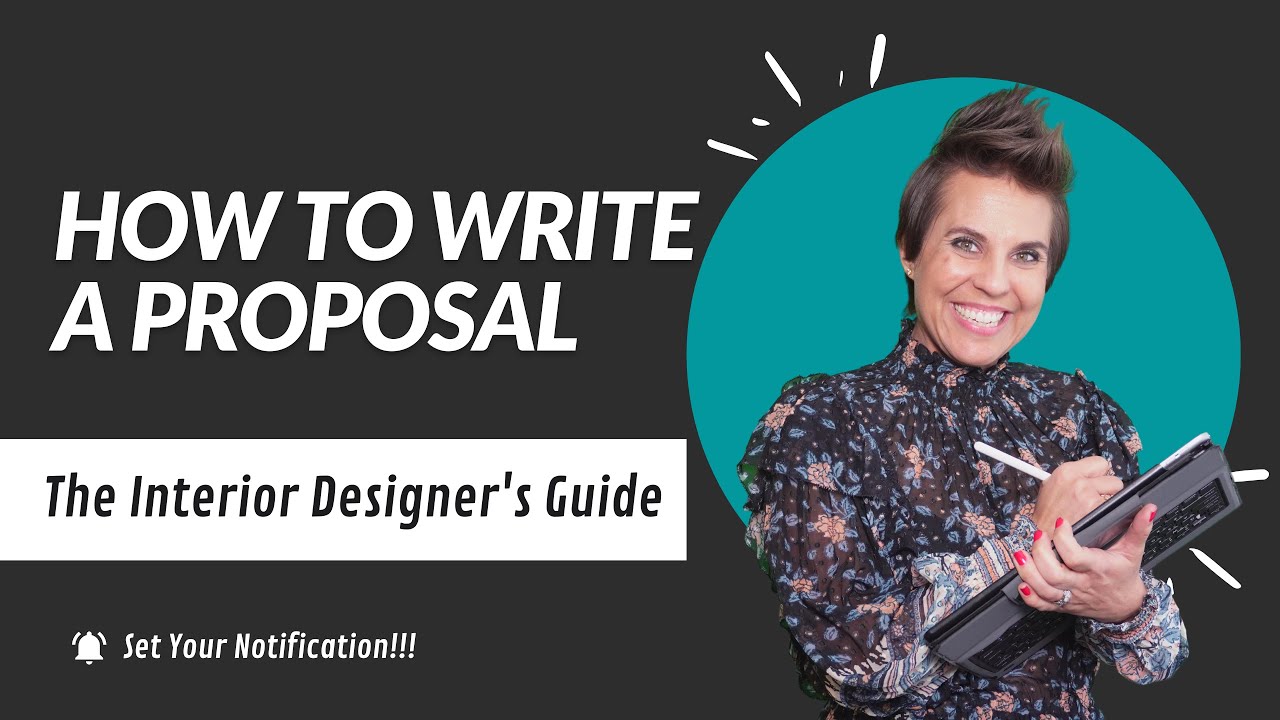 How To Write An Interior Design Proposal - YouTube