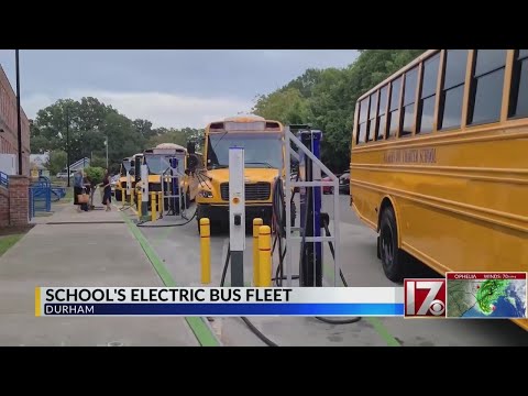 Durham’s Maureen Joy Charter School makes history with fleet of all electric buses
