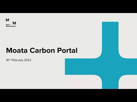 Moata Carbon Portal webinar