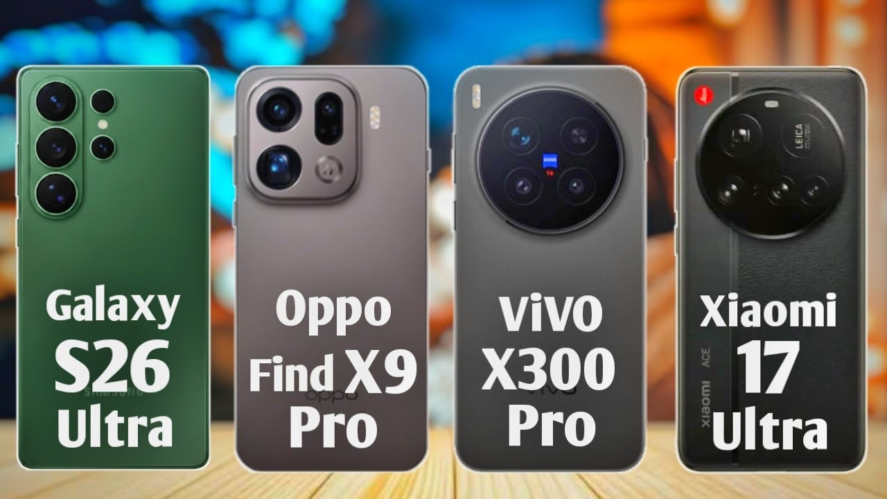 Xiaomi 17 Ultra vs S26 Ultra vs Find X9 Pro vs Vivo X300 Pro 🔥 Who is the best flagship of 2025