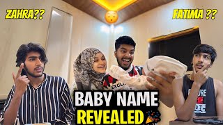 We REVEALED OUR BABY NAME MASHALLAH ❤️😍