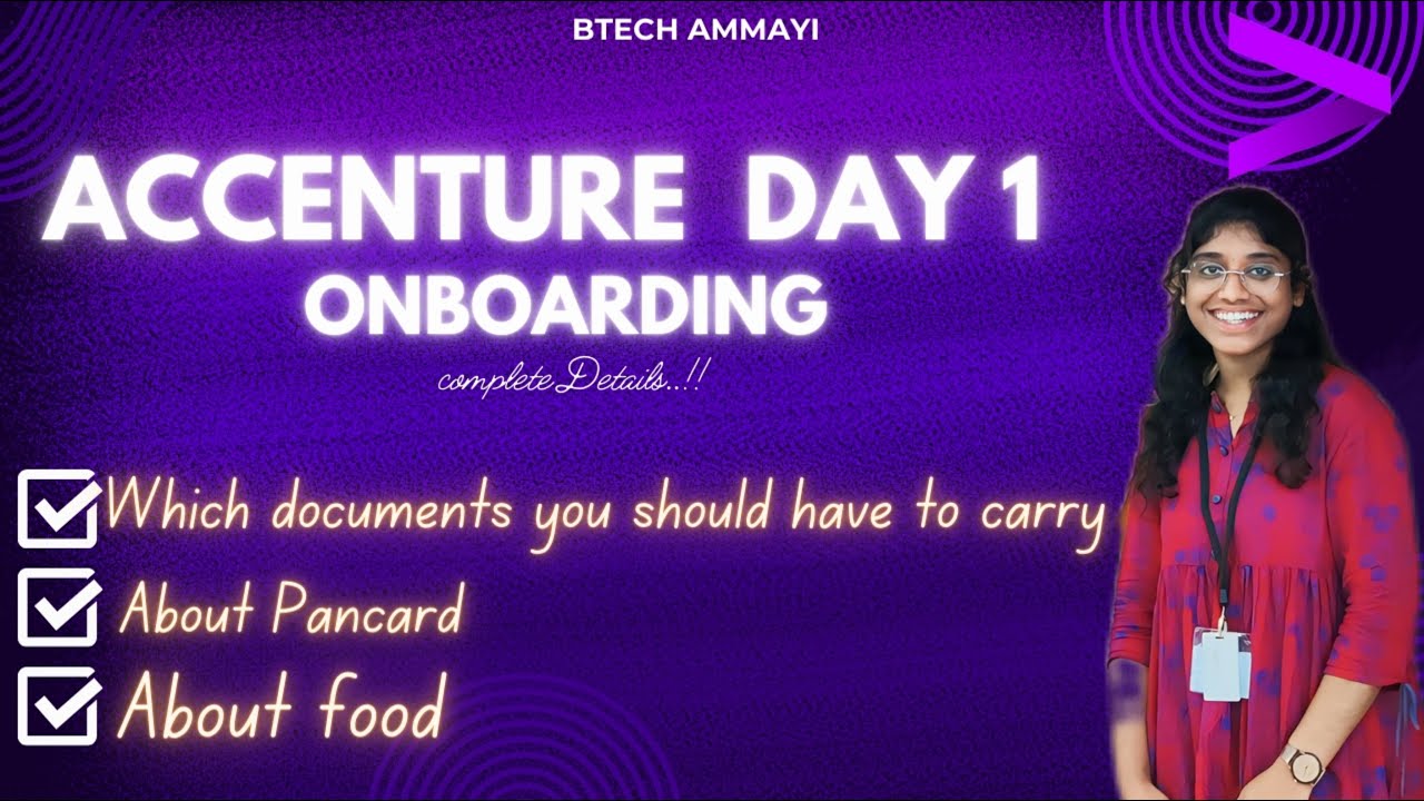 Day 1 at Accenture in mumbai |Onboarding|Keep all these points in mind before onboarding|pada role|