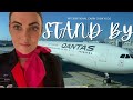 Australian cabin crew  airport standby flight attendant