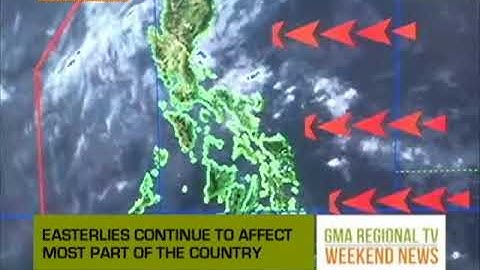 GMA Regional TV Weekend News: Weather Update