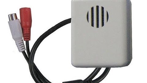 CCTV Microphone For Cameras -  UNBOXING