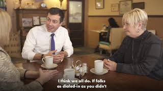 Coffee with Barb and Vicky | Pete Buttigieg