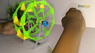 Binzbots | STEM Ferris Wheel/Giant Wheel Assembly video | DIY Giant wheel #diy #3dprinting