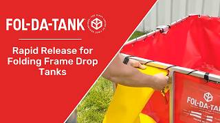 Rapid Release for Folding Frame Drop Tanks