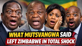 Breaking News what Mutsvangwa Said Left Zimbabwe In Total Shock 