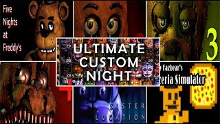 ALL FIVE NIGHTS AT FREDDY'S JUMPSCARES