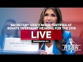 LIVE REPLAY: Secretary Kristi Noem Testifies at DHS Senate Oversight Hearing - 03/03/26