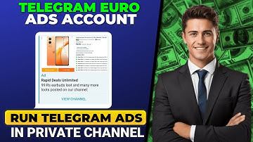 Telegram Ads Euro Account Setup | Run Ads in Private Channels Easily ✅