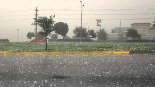 Golf Ball size Hail, Grapevine Texas