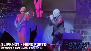 Slipknot performing Nero Forte October 1, 2021 in Noblesville, Indiana