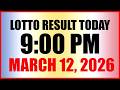 Lotto Result Today 9pm Draw March 12, 2026 Swertres Ez2 PCSO