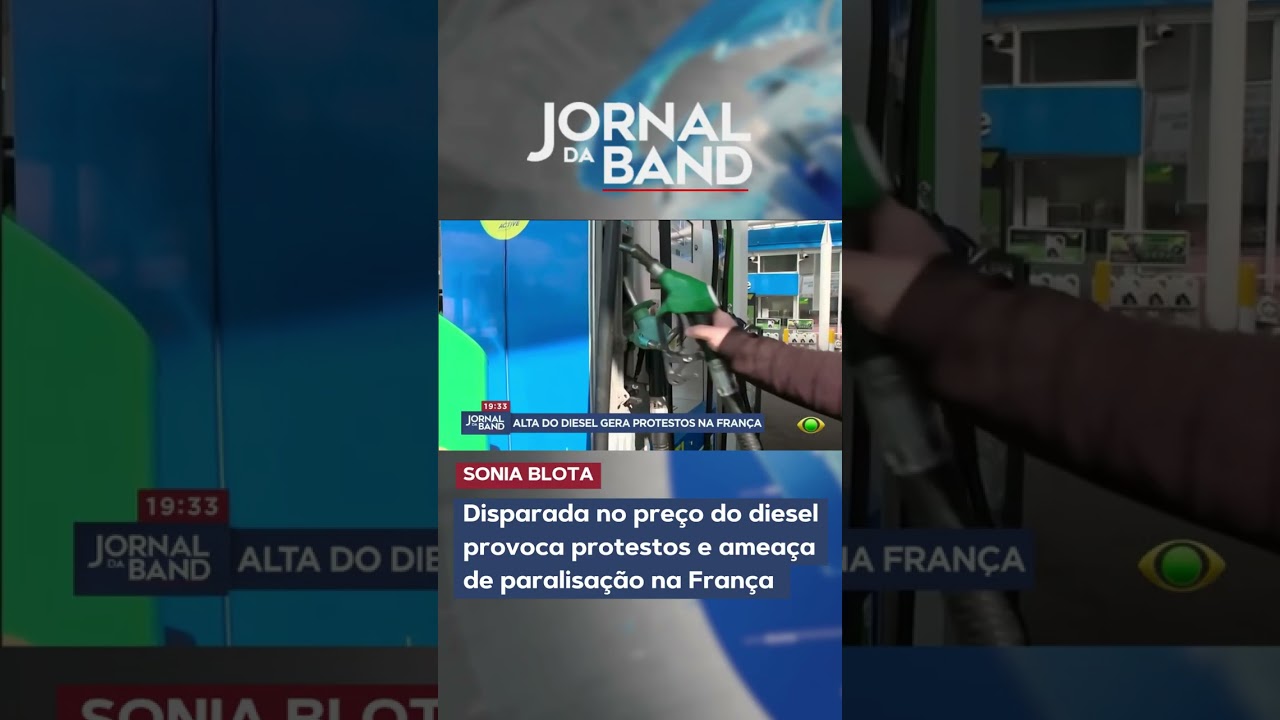 Disparada no preço do diesel provoca protestos e ameaça de paralisação na França