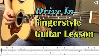 Video thumbnail of "Drive In - Jerry Reed (With Tab) - Watch and Learn Fingerstyle Guitar Lesson"