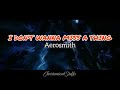 Download Lagu I Don't Wanna Miss A Thing - Aerosmith | Lyrics ( Armageddon movie soundtrack )
