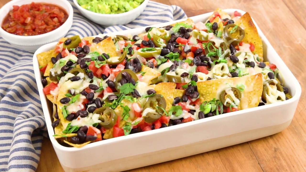 Nachos de Frijoles Negros