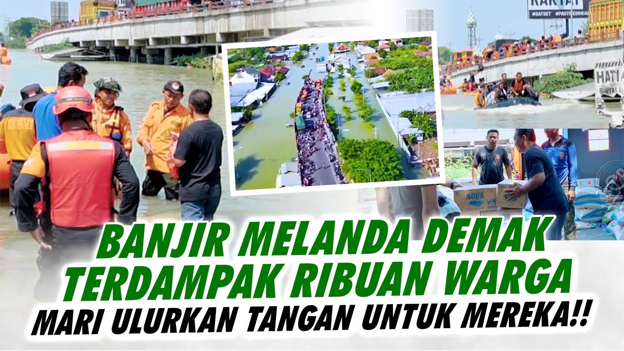 YA ALLAH GUSTI❗️🥹❗️MUSIBAH DATANG TIDAK TERDUGA❗️RUMAH TINGGAL ATAPNYA❗️BANJIR DEMAK, PANTURA PUTUS
