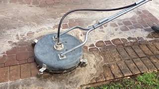 Cleaning Brick Pavers With A GP Surface Cleaner