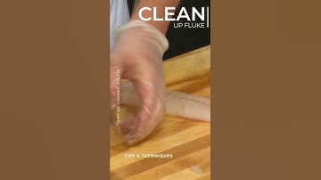 Clean up Fluke | Chef Lee Chizmar | Tips #shorts