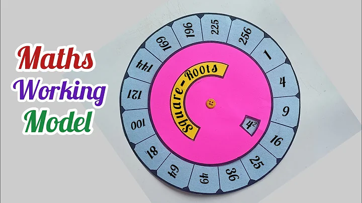 Maths Working Model Easy/Square Root Maths Model/Perfect Squares Maths Model/ Square Root  Maths TLM