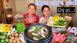 Chiêu đãi bà Nhân nồi lẩu mắm Miền Tây thơm lừng -tâm sự chiện trên trời dưới đất #1215