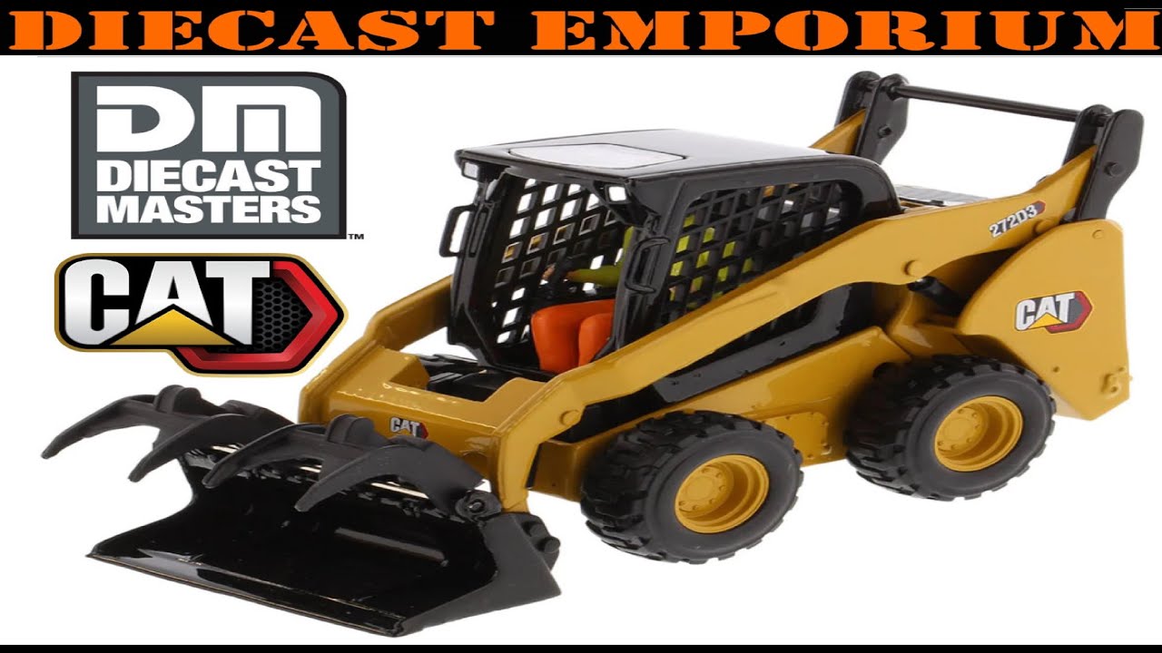 1:32 Scale Diecast Masters Caterpillar 272D3 Skid Steer