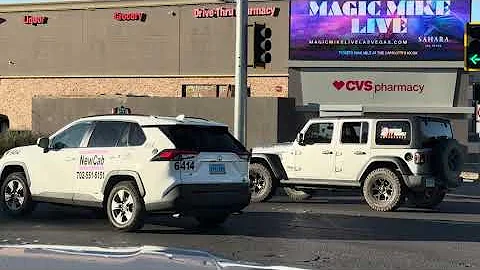 Driving in Las Vegas Rush Hour Traffic