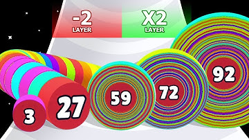 LEVEL UP CIRCLES - ASMR Gameplay (Flexy Ring Layer Runner)