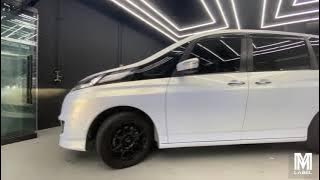 Download lagu Mazda Biante Full Body Vinyl Wrap - Iridescent White Gold