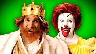 Ronald McDonald vs The Burger King. ERB Behind the Scenes