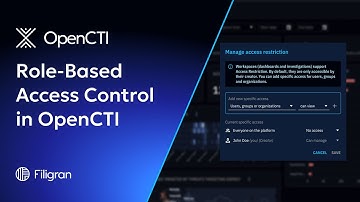OpenCTI Enterprise Edtion - Role-Based Access Control