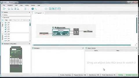 Smart Programmable Relays  — LOGIC+ software, Project Simulation Demo