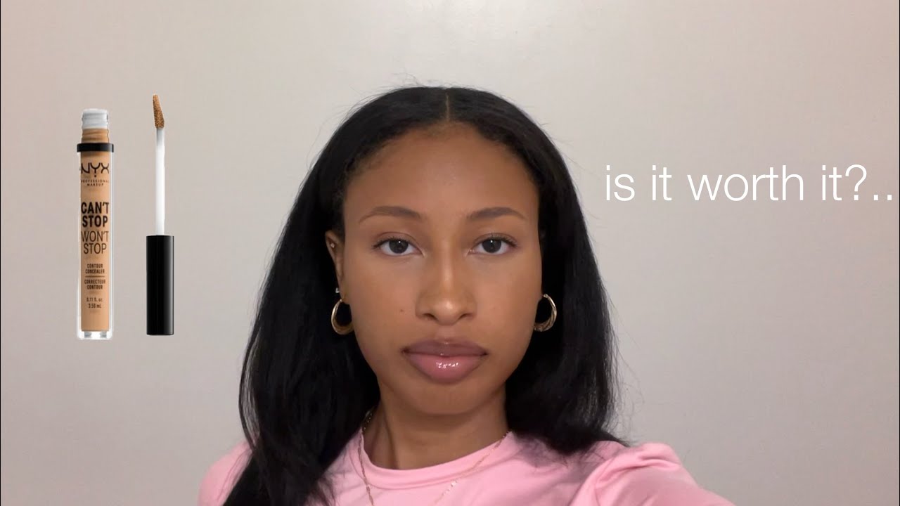 Trying The NYX Professional Makeup Can't Stop Won't Stop Contour Concealer | Natural Glam